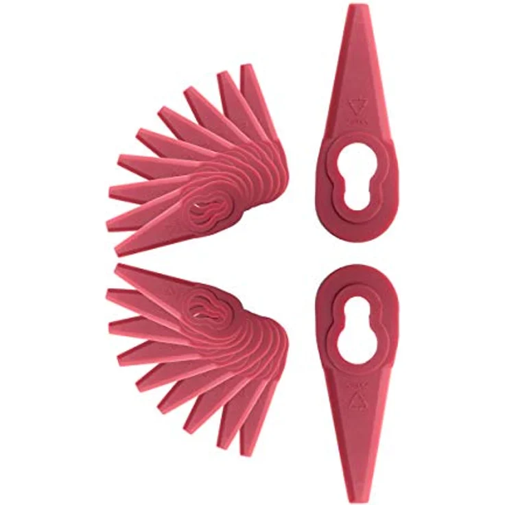 FANZTOOL Ersatzmesser-Set Rasentrimmer-Zubehör Rasentrimmermesser für FANZTOOL 20V Rasentrimmer 20Stk. (Gerade) – Bild 2