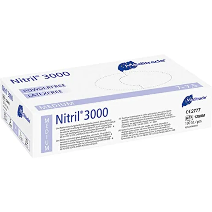 Meditrade 1280M Nitril 3000, 1er Pack (1 x 100 Stück)