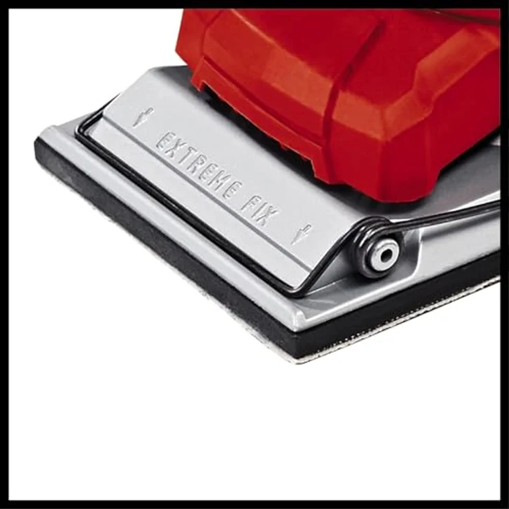 Einhell Schwingschleifer TE-OS 2520 E (250 W, 115x230 mm, Drehzahlanpassung, Absaugadapter, Klett-Schleifpapier P120, Koffer) – Bild 2