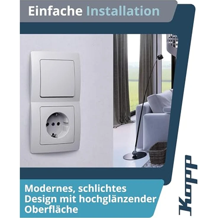 Kopp 402002013 Profipack 1-Fach Rahmen Paris, arktis 10 x 1 - Preisvergleich – Bild 5