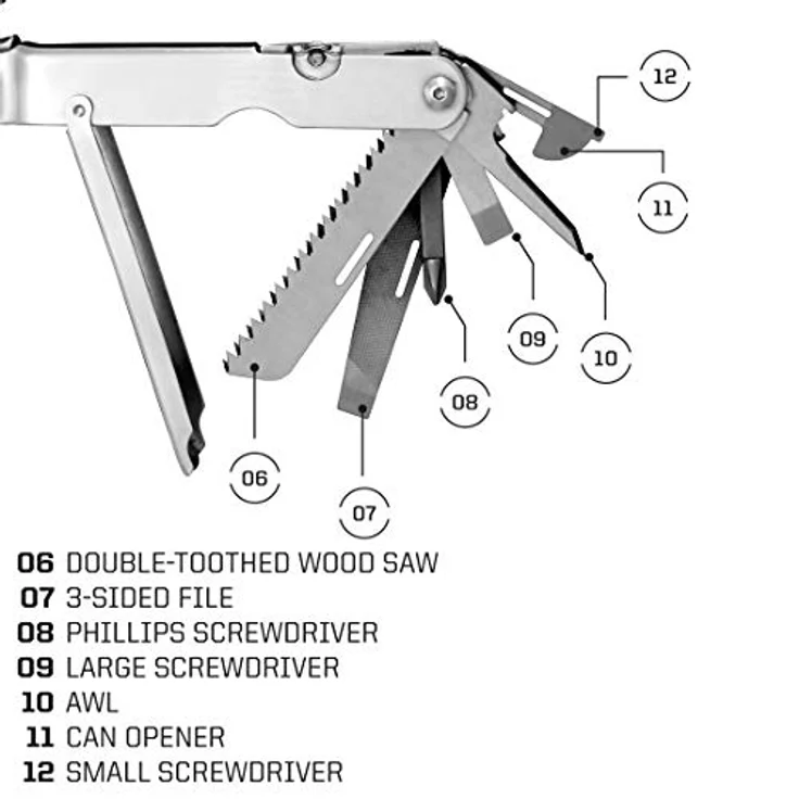 SOG Powerlock Tool - 12 Funktionen - Multi Werkzeugtool - Multitool (762003) – Bild 6