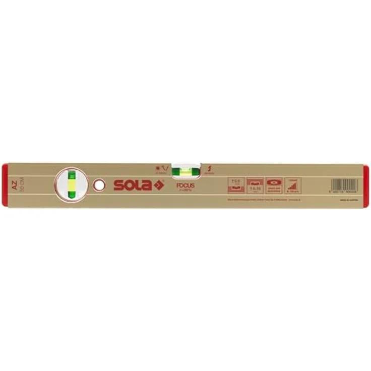 Wasserwaage Aluminium AZ 200, Länge : 50 cm, für Spannzange : 7-teilig – Bild 8