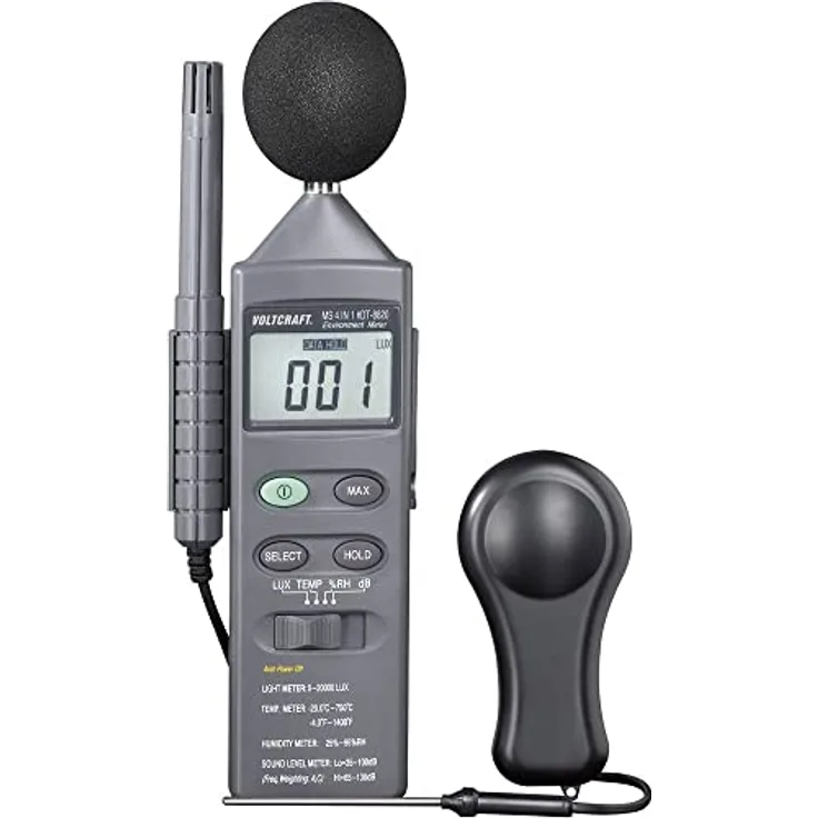 VOLTCRAFT Temperatur-Messgerät DT 8820 -20 bis +750°C Fühler-Typ