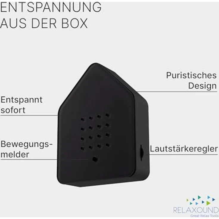 Relaxound Zwitscherbox Limited Edition schwarz – Bild 5