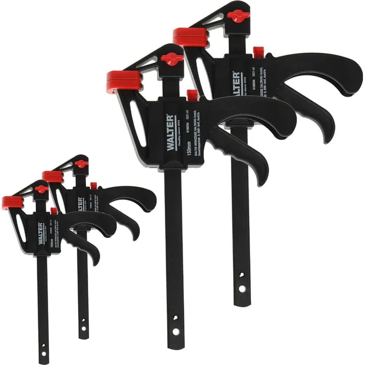 Walter Schnellspannzwingen 4 tlg. Set Spanner Druckzwingen Zwingen Klemmzwingen – Bild 1