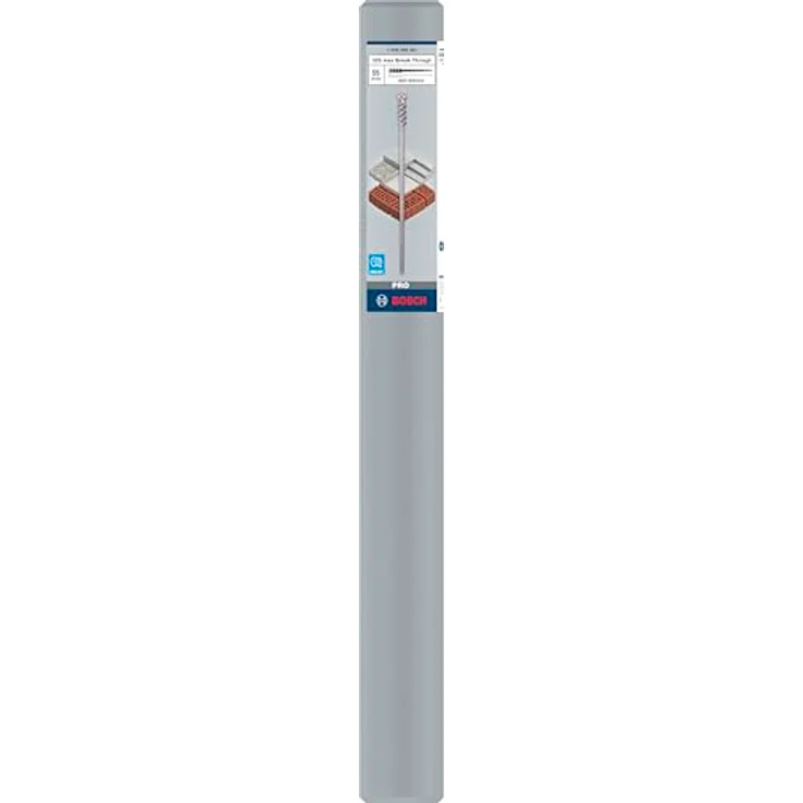 Bosch PRO SDS max-9 Break Through Bohrer, 55 mm Durchmesser, 450 mm Arbeitslänge, ideal für große Betondurchgangslöcher – Bild 3