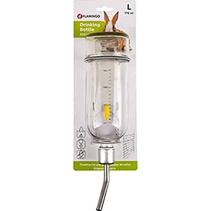 Flamingo 210105 Trinkflasche Athina Glas Nager 770 ml