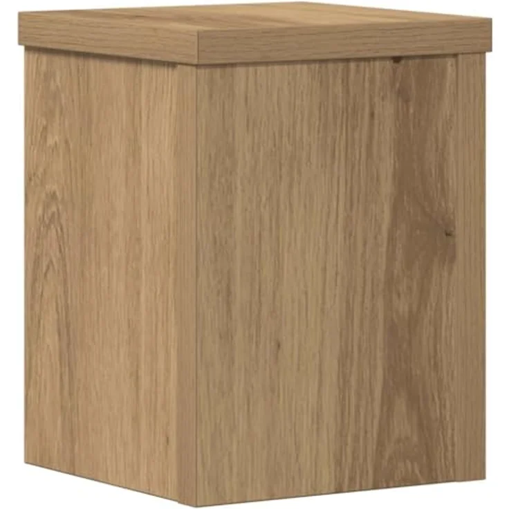 vidaXL Pflanzenständer 2er Set Artisan-Eiche, 15x15x20 cm, robuster Holzwerkstoff, leicht zu reinigen – Bild 7