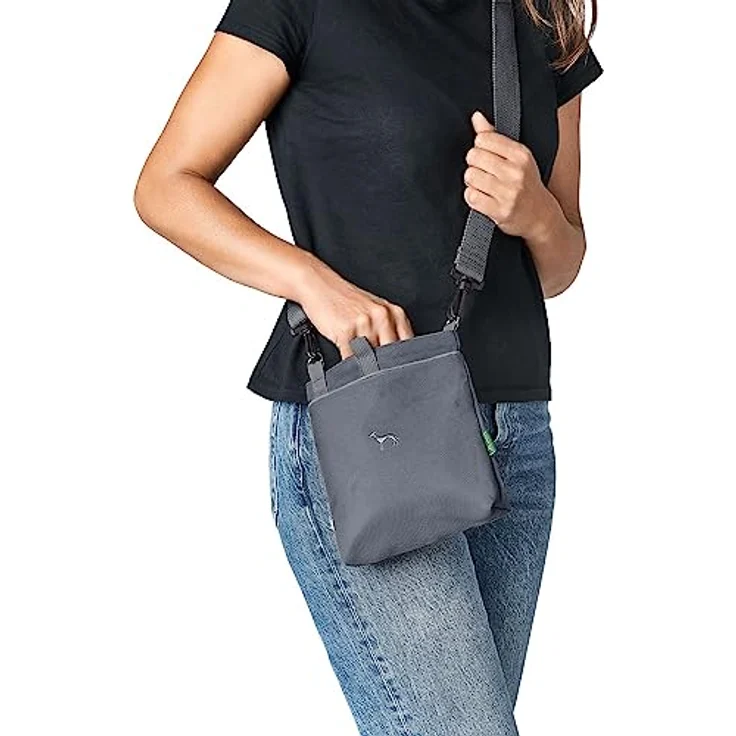 HUNTER Umhänge-Snackbeutel Alva Größe one-Size, Farbe anthrazit – Bild 3