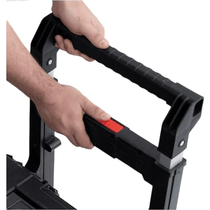 Tool Brothers RHINO XL Cart ECO, mobiler stapelbarer Werkzeugkoffer, 37 l, IP66, 100 kg, 590 x 425 x 660 mm – Bild 3