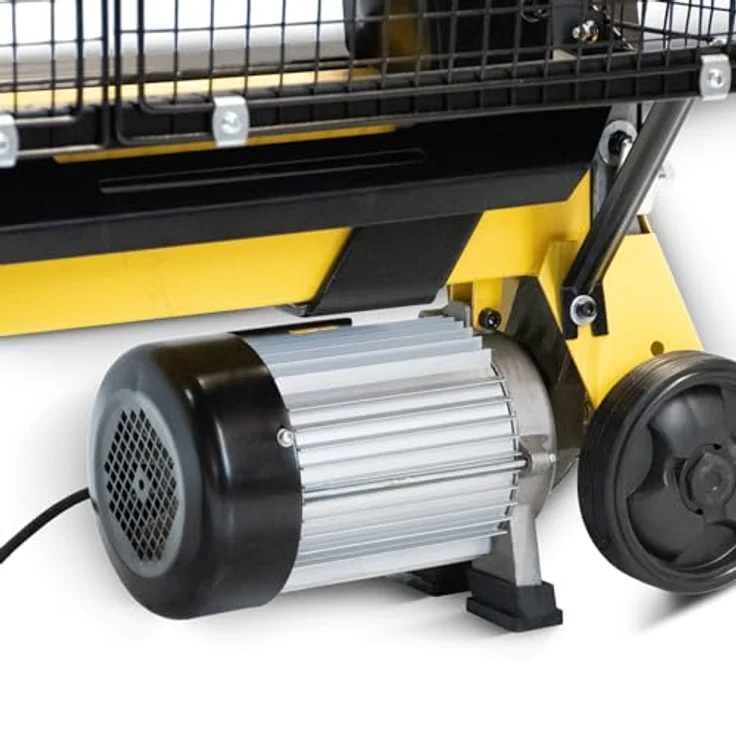 BAMATO Holzspalter HO-7E mit Elektroantrieb, 7 Tonnen Spaltkraft, 52 cm Spaltgutlänge, 25 cm Durchmesser, inkl. Untergestell, vorbefüllt mit Hydrauliköl – Bild 3