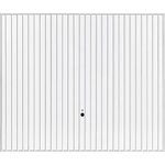 Garagen Schwingtor N80 Berry Pearlgrain Typ 902-4 Größen - 2 Farben (2375 x 2000 mm, Verkehrsweiß RAL 9016)