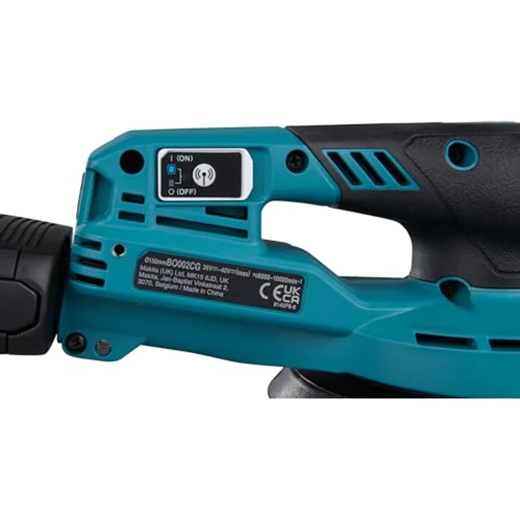 Makita Exzenterschleifer BO 002 CGZ 40 V max. 150 mm 5 mm Hub Brushless Solo - ohne Akku, Lader – Bild 6