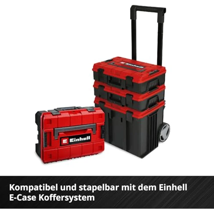 Einhell 370511 Werkzeugkoffer E-Case, 79-teiliges Starter Set mit Zangen, Hammer, Schraubendreher und Messwerkzeugen – Bild 11