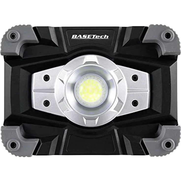 Basetech BT-2238078 LED Arbeitsleuchte, 10W 900lm, wiederaufladbar, kompakt, wasserfest, mit SOS-Blinklicht und Powerbank-Funktion – Bild 3