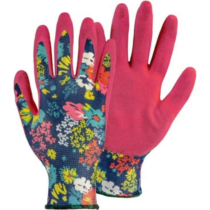 Scheibler Workwear Gartenhandschuhe Fiona, hochelastische & griffige Arbeitshandschuhe, atmungsaktiv in Größe 8 (Lachs) – Bild 1