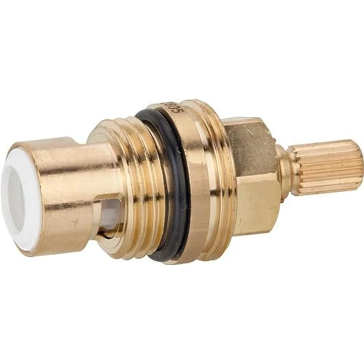 Kludi Montierung Keramik 1/2 180 Grad, Original Ersatzteil mit G 1/2" Anschlussgewinde, Messing – Bild 1