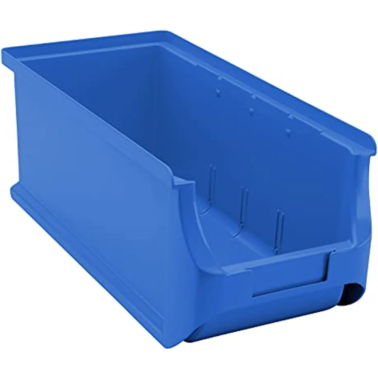 Allit 456290 ProfiPlus Box 3L, blau Stapelsichtbox, PP TÜV/GS, V: 4,1 L,Lagersichtbox, Sichtbox, Lagerbox, stapelbar – Bild 1