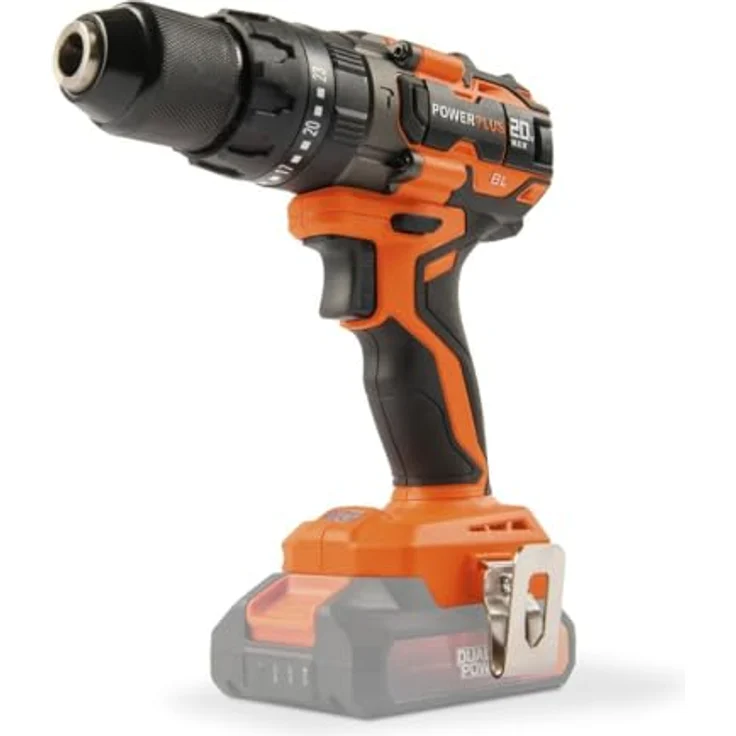 POWER plus Dual Power Akku-Schlagbohrmaschine POWDP15220-3: 20V, 65 Nm, 3-in-1 Funktion, LED-Licht, Ohne Akku und Ladegerät – Bild 1