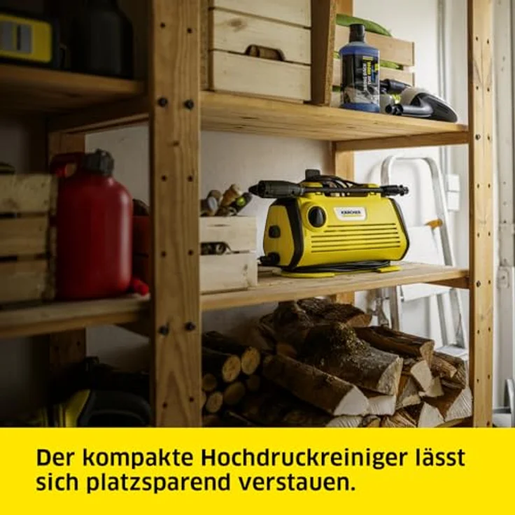 Kärcher Hochdruckreiniger K 3 Horizontal Plus, platzsparender Reiniger mit Vario Power-Strahlrohr – Bild 8