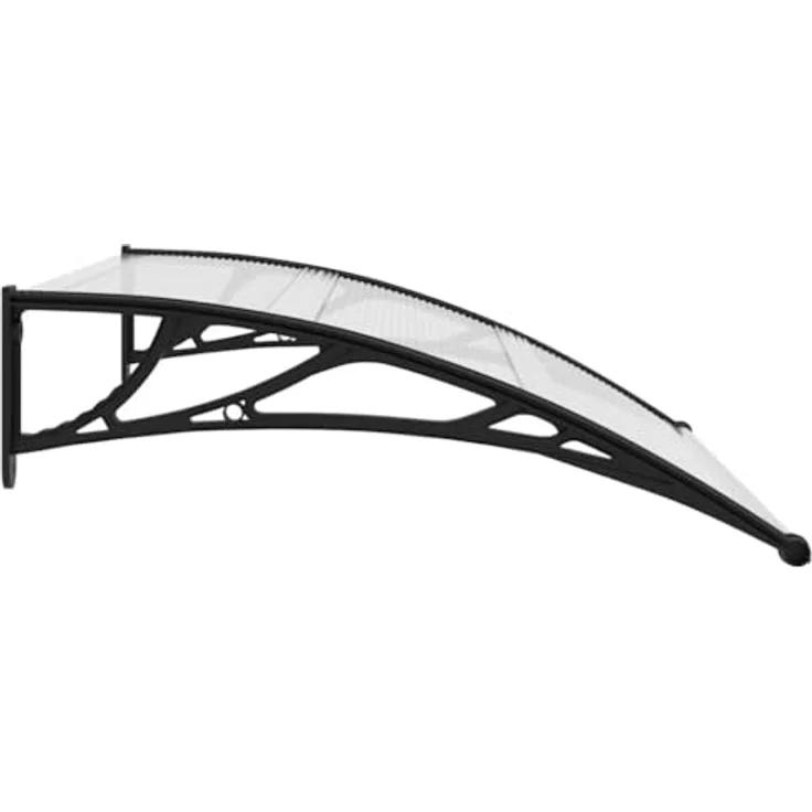 vidaXL Türvordach 120×100 cm PC – Bild 8