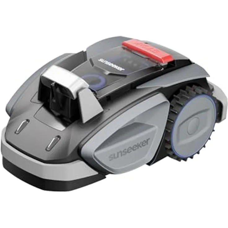 Sunseeker V3 Plus, Kabelloser Rasenmäher Roboter 1000㎡ mit KI-basierter Vision, intelligentem Hindernisvermeidungssystem, 42% Neigung, leisem Betrieb und App-Control