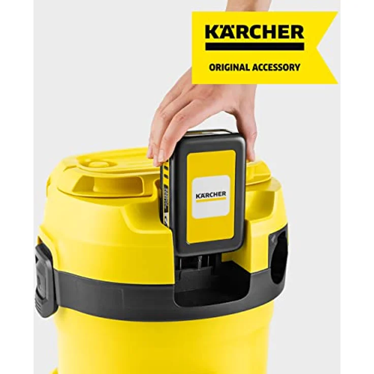 Kärcher Battery Power 18-25, 18 V, 2,5 Ah (Energieverbrauch 45 Wh, Echtzeitanzeige Akku, Lithium-Ionen-Akku, extrem robust, Temperaturmanagement, Strahlwasser geschützt, automatischer Lagermodus) – Bild 5