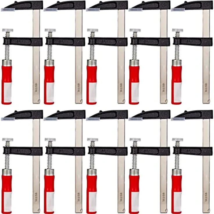 10 x Bastler Schraubzwinge 50 x 150 mm Klemmzwinge Handzwinge Hobby Schraubzwingen Klemmzwingen Spar-Set – Bild 1