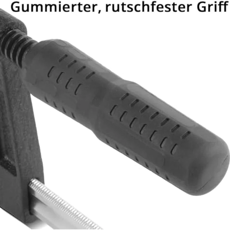 STAHLWERK Schraubzwinge 80x500 mm, 2er Set, kraftvolle F-Zwinge aus Stahl und Kunststoff, stabile Klemmzwinge mit Spannweite 500 mm und Spanntiefe 80 mm, ergonomischer rutschfester Griff – Bild 5