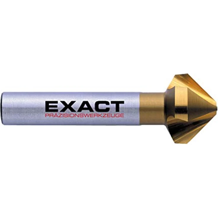 Exact 05567 Kegelsenker Set, Ø 6,3-20,5mm, 90° HSS, TIN-Beschichtung, DIN 335C – Bild 3