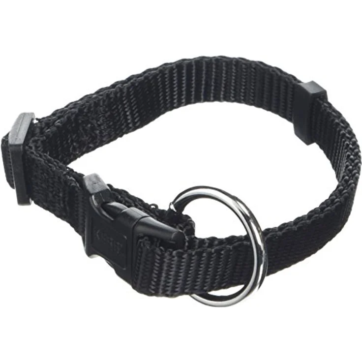 Kerbl Miami Halsband, schwarz 10 mm, verstellbar 20-35 cm