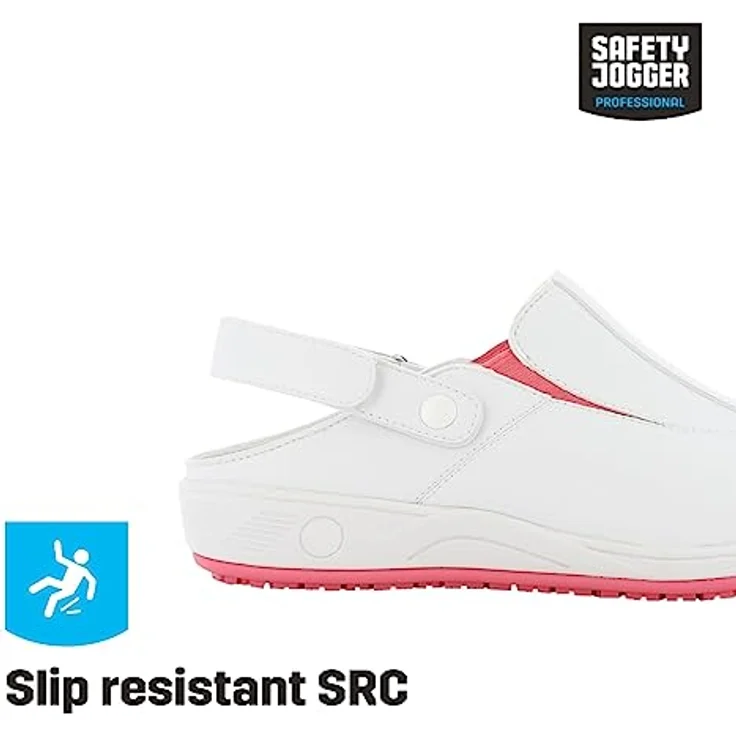 Safety Jogger Carinne OB Rutschfeste Sicherheitsschuhe, ESD-Schutz, atmungsaktiv, vegan, Fuchsia, Größe 38 – Bild 4