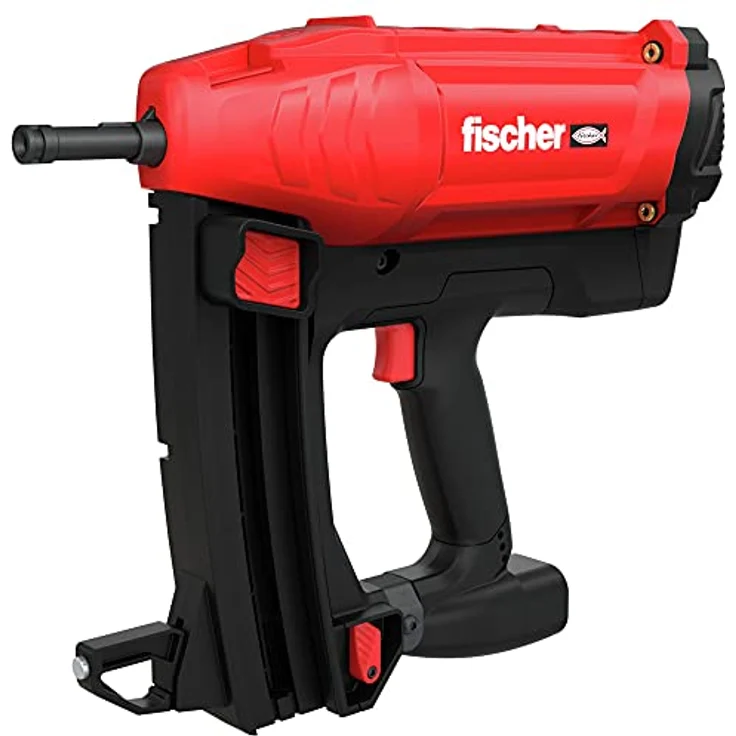 FISCHER Bolzenschubgerät FGC 100 (EU), gasbetriebenes Setzgerät mit 100 Joule Setzenergie, für Beton und Stahl, inklusive XL-BOXX – Bild 1