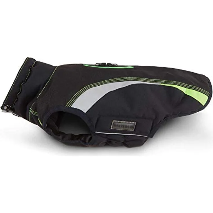 Wolters Outdoorjacke Hundemantel Xtra Strong schwarz/grau mit neon-grün