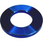 F26 Titan Unterlegscheibe U-Scheibe DIN 125 M6, leichte und korrosionsbeständige Hochfestigkeit, blau