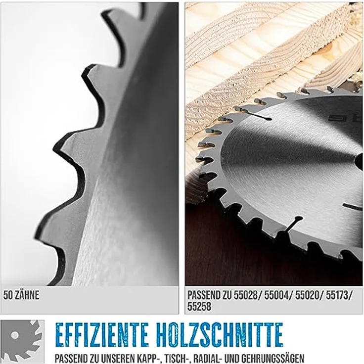 Güde 55023 Hartmetallsägeblatt, 250x20x2,8 – Bild 3