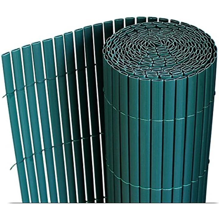 neu.haus PVC SICHTSCHUTZMATTE 90x300cm Grün SICHTSCHUTZ WINDSCHUTZ GARTENZAUN BALKON ZAUN – Bild 3