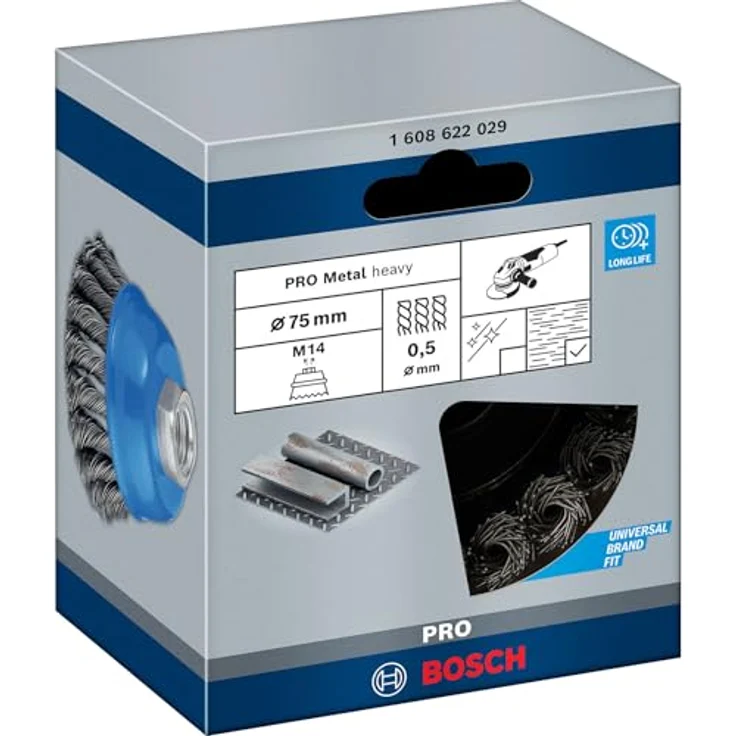 Bosch Professional Topfbürste, Drahtbürste 75 mm, Draht 0,3 mm - Preisvergleich – Bild 4