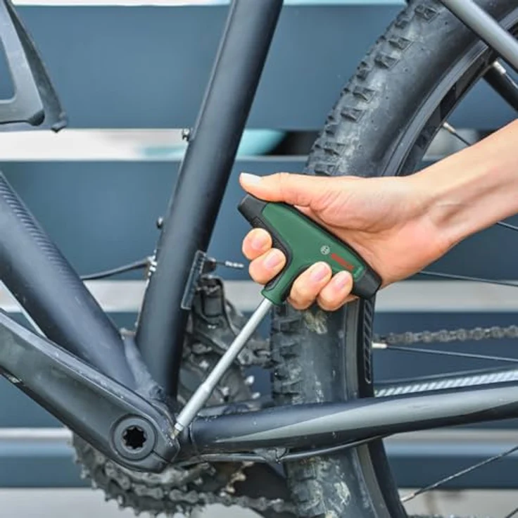 Bosch Bit-Schraubendreher mit T-Griff (hohes Drehmoment bis 46Nm, Schaftlänge 100 mm, magnetischer Bithalter, Softgrip) – Bild 5