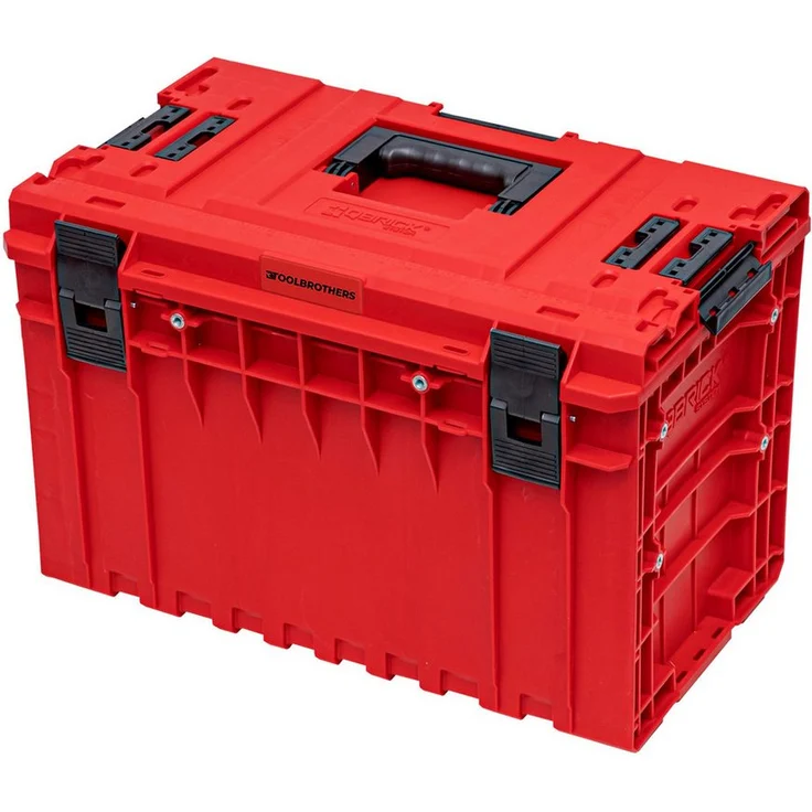 Toolbrothers Werkzeugkoffer RHINO XXL ULTRA Vario+ Höhe XL 52 l IP66 + herausnehmbare Trennwände, ultrabeständiger Kunststoff, stapelbar, viel Stauraum, schwarz – Bild 1