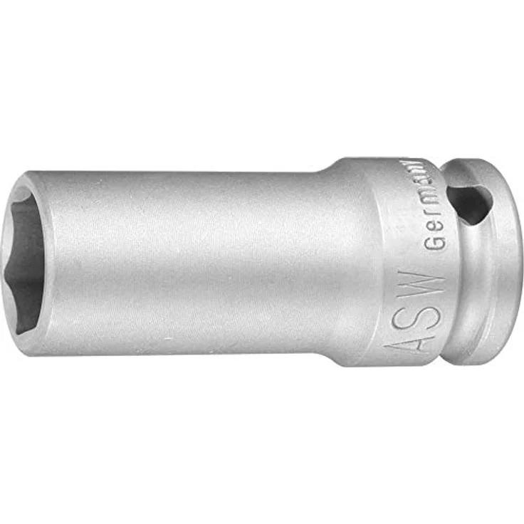 ASW Bit- und Steckschlüsselset 740 L 3/4″ SW 22 mm, mit Stiftbohrung und Ringnut für Kraftschrauber – Bild 2