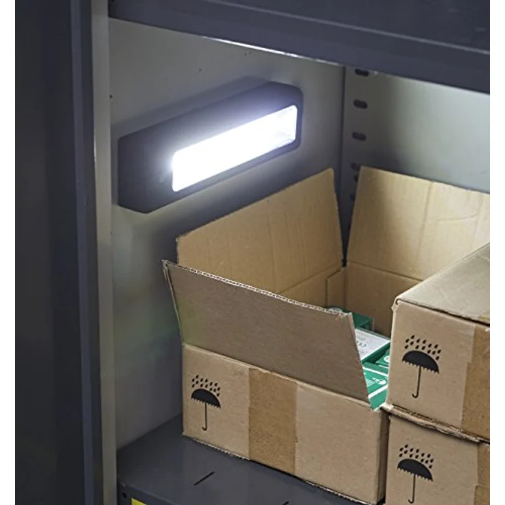 Northpoint LED Werkstattlampe Arbeitslampe Stableuchte 300 Lumen Kabellos Magnet Haken, Batteriebetrieben – Bild 2