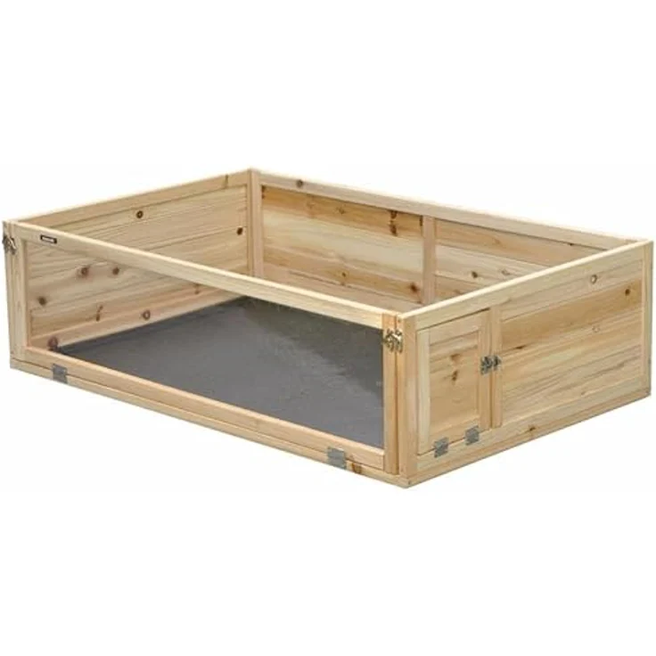 Nanook Indoor Freilaufgehege für Kleintiere, Meerschweinchen, Hamster - Natur - 110x70x30 cm – Bild 1
