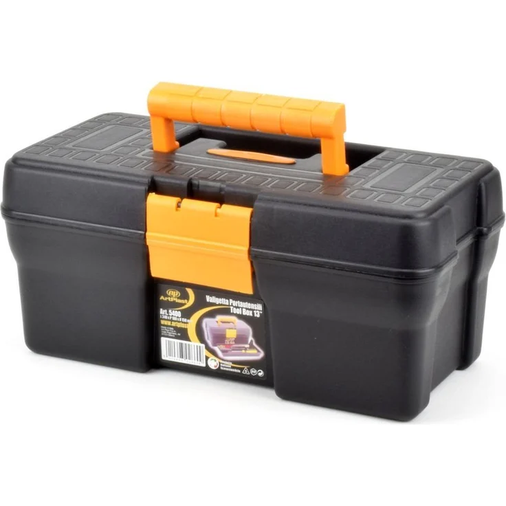 GarPet Werkzeugkoffer klein Werkzeugbox aus Polypropylen, stoßfest und recycelbar, weiß – Bild 1