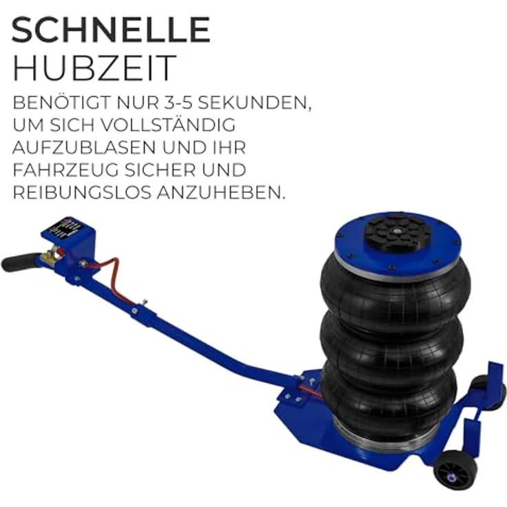 Monster Shop Pneumatischer Wagenheber 3,5T Langer Hebelgriff 40cm Hubhöhe Rangierwagenheber – Bild 6