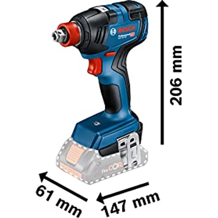 Bosch Professional Kombi-Pack GSB 18V-55 Akku-Bohrmaschine + GDX 18V-200 Akku-Schlagschrauber 18V 4.0AH im L-Case – Bild 3