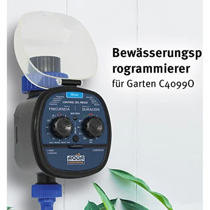 AQUA CONTROL Programmierbarer Bewässerungsregler 2. Programmierer Modell 2019 dunkelblau – Bild 3