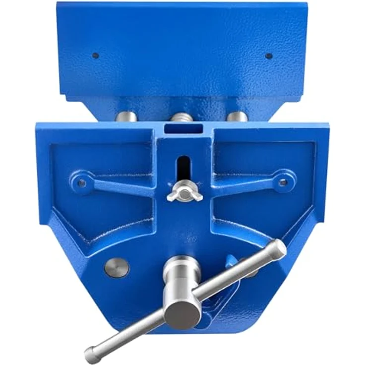 VEVOR Schnellspanner-Schraubstock für Holzbearbeitung, 17,78 cm Backenbreite, 20,32 cm Backenöffnung, Gusseisenkonstruktion mit verstellbarem Frontanschlag – Bild 1