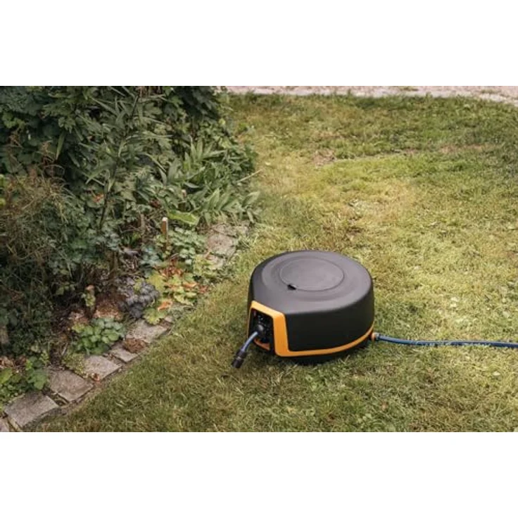 Fiskars X-series Automatische Schlauchtrommel XL, 25 m Schlauchlänge, 360°-Drehung, leicht manövrierbar, inkl. Zubehör – Bild 14