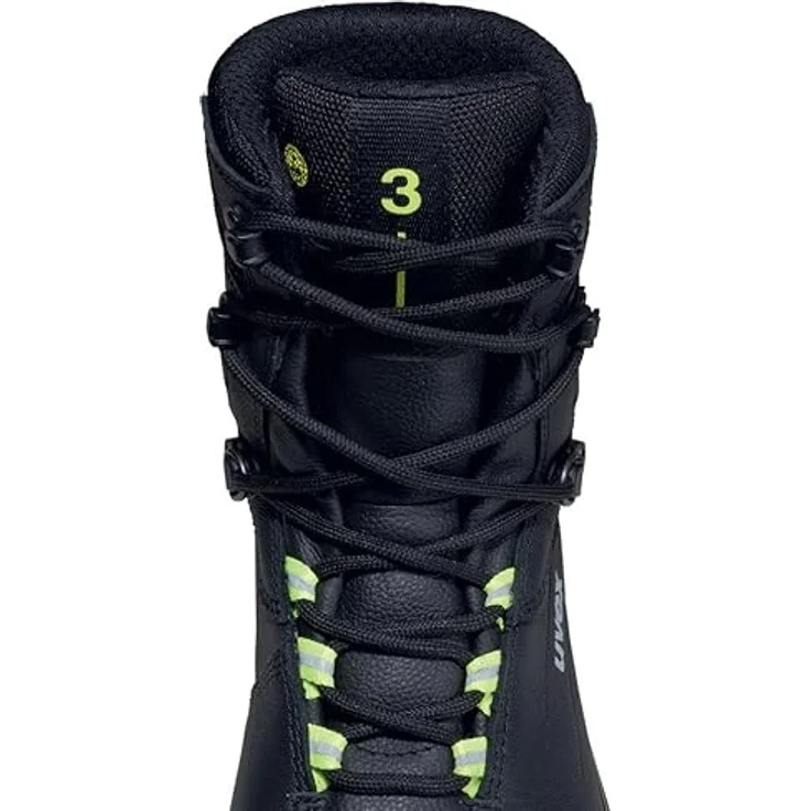 Uvex Sports uvex 3 Stiefel S3 68752, Sicherheitsschuhe mit robustem Design, schwarz-gelb, Weite 11, Größe 45 – Bild 6